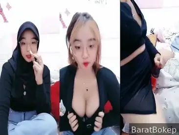 Ukhty Tetek Gede Jilbab Ketat Dientot Sampai Becek